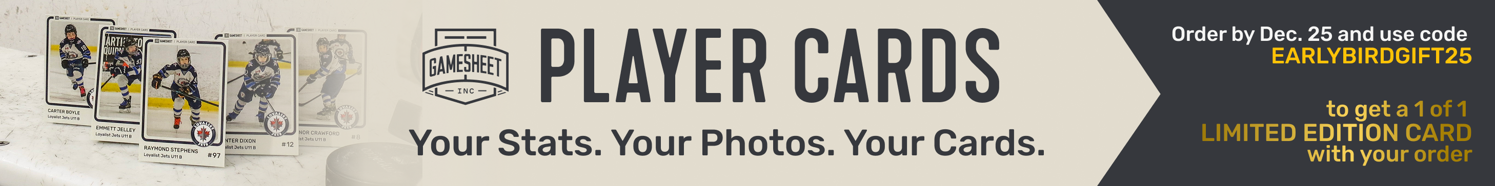 Custom Player Cards - The best way to memorialize your season